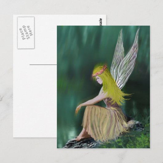 ツリー妖精A ポストカード (正面/裏面)