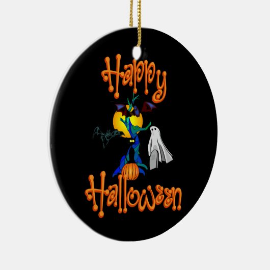 ツリー幽霊のよく出るオーナメント セラミックオーナメント (右)