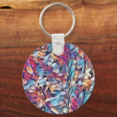 ツリー抽象芸術キーチェーン キーホルダー (裏面)