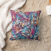 ツリー抽象芸術 クッション (ブランケット)