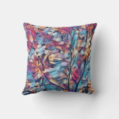 ツリー抽象芸術 クッション (裏面)