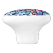 ツリー抽象芸術 セラミックノブ (側面)