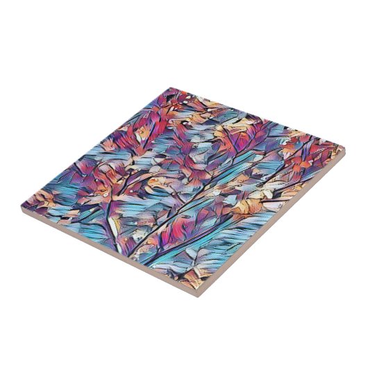 ツリー抽象芸術 タイル (側面)