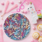 ツリー抽象芸術 ペーパープレート (パーティー)