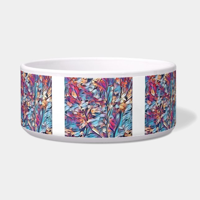 ツリー抽象芸術 ボウル (正面)