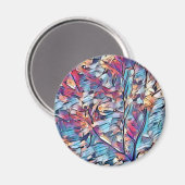 ツリー抽象芸術 マグネット (正面/裏面)