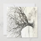 ツリー招待状 招待状 (正面)