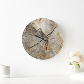 ツリー断面 ラージ壁時計 (ホーム)