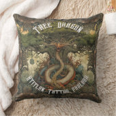 ツリー日本のドラゴン盆栽ツリーAIアート クッション (ブランケット)