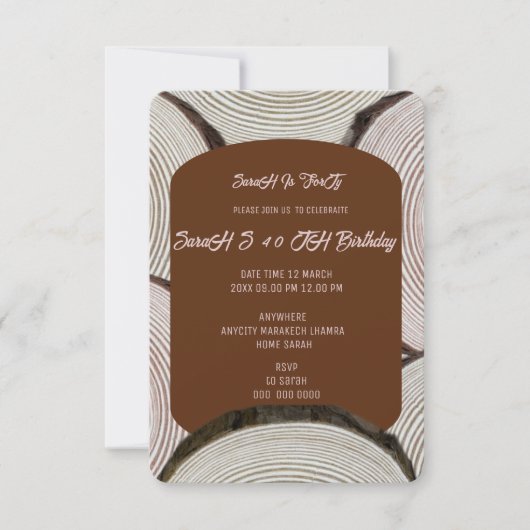  ツリー柱ラインのウェディング招待状 ライトブルー セーブザデート (正面)