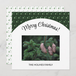 ツリー模様の図解入りの、写真付きのクリスマスフォト