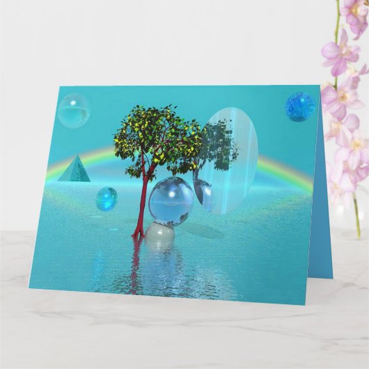 ツリー球 カード (蘭)