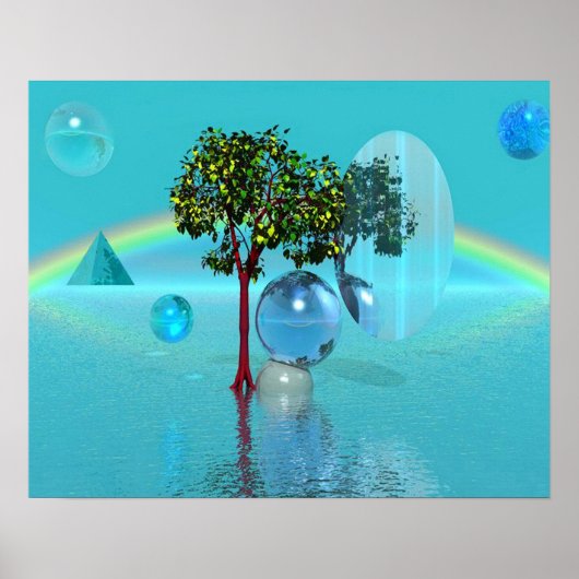 ツリー球 ポスター (正面)