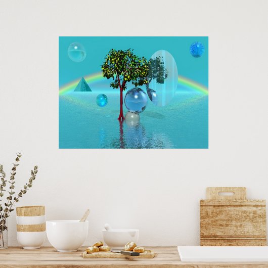 ツリー球 ポスター (キッチン)