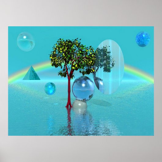 ツリー球 ポスター (正面)