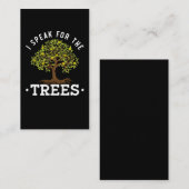 ツリー環境認識度フォレスト自然 名刺 (正面/裏面)