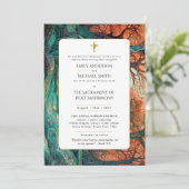 ツリー生活カトリック教会の結婚婚約 招待状 (スタンド正面)