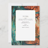 ツリー生活カトリック教会の結婚婚約 招待状 (裏面)