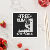 ツリー登山マイカーディオおもしろいアルボリストギフトトル スタンダードカクテルナプキン (インサイチュ)