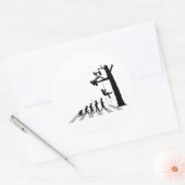 ツリー登山 ラウンドシール (封筒)