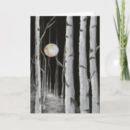 ツリー空白のグリーティングカード カード