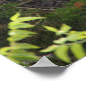 ツリー素晴らしに2つの緑 ポスター (角)