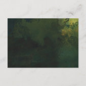 ツリー素朴ウェディングレセプション エンクロージャーカード (裏面)