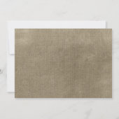 ツリー素朴ブランチブライダルシャワー招待状 招待状 (裏面)