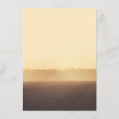 ツリー素朴ブランチDreamyの結婚詳細挿入 エンクロージャーカード (裏面)