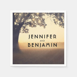 ツリー結婚ズ スタンダードカクテルナプキン