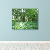 ツリー線 キャンバスプリント (インサイチュ (ウッドフロア))