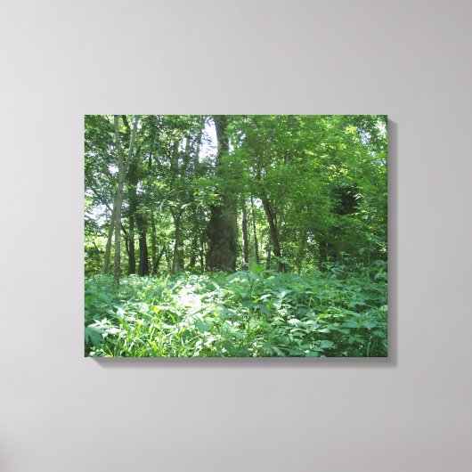 ツリー線 キャンバスプリント (正面)