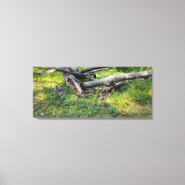 ツリー落ちたパズル キャンバスプリント