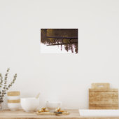 ツリー落ちた反射ポスター ポスター (キッチン)