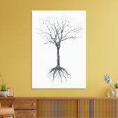 ツリー葉なし キャンバスプリント (インサイチュ (リビング))