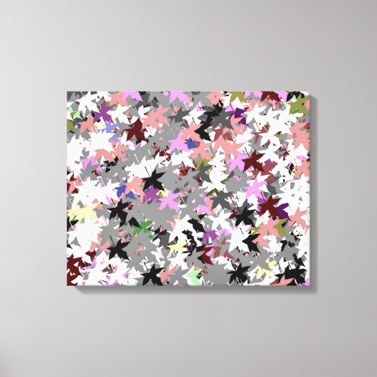 ツリー葉 キャンバスプリント (正面)