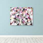 ツリー葉 キャンバスプリント (インサイチュ (ウッドフロア))