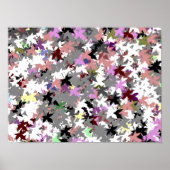 ツリー葉 ポスター (正面)