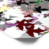 ツリー葉 ポスター (角)