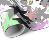 ツリー葉 ラッピングペーパー (ロールコーナー)