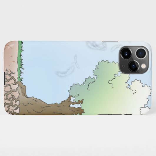 ツリー表示 iPhoneケース (裏面横)