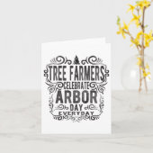 ツリー農家アーバーデイギフト_1 カード (黄色い花)