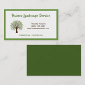 ツリー造園ヤードプロフェッショナルサービス 名刺 (正面/裏面)