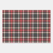 ツリー違うクリスマスは赤と黒 ラッピングペーパーシート (正面2)