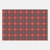 ツリー違うクリスマスは赤と黒 ラッピングペーパーシート (正面)