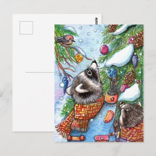 ツリー飾ズ ポストカード (正面/裏面)