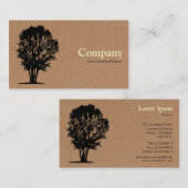 ツリー03 – 段ボールボックス 名刺 (正面/裏面)
