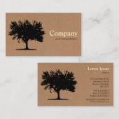 ツリー04 – 段ボールボックス 名刺 (正面/裏面)