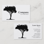 ツリー05 – 白 名刺 (正面/裏面)