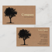 ツリー06 – 段ボールボックス 名刺 (正面/裏面)